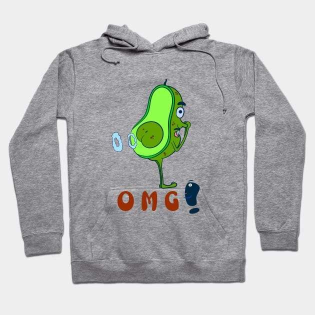 oh my god Avocado Hoodie by ANNATEES